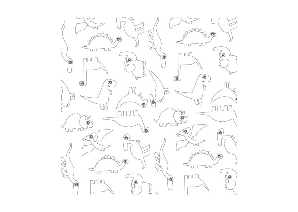 Постельное бельё в детскую кроватку «Динозавры» — изображение 3