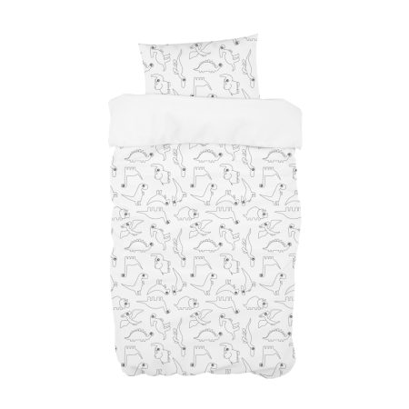 Постельное бельё в детскую кроватку «Динозавры»