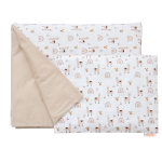 Постельное бельё в детскую кроватку «Лама» (бежевый