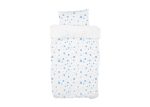 Постельное бельё в детскую кроватку (пятнышки голубые