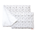 Постельное бельё в детскую кроватку «Зверушки» (сатин)