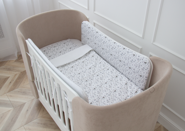 Постельное бельё в детскую кроватку «Зверушки» (сатин) — изображение 3