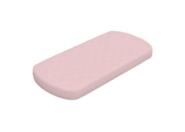 Простынь для кровати KIDI soft размер М 80*180 см (розовый, сатин) — изображение 3