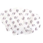 Простынь для кроватки KIDI soft от 0 до 4 лет (ёжики с цветами