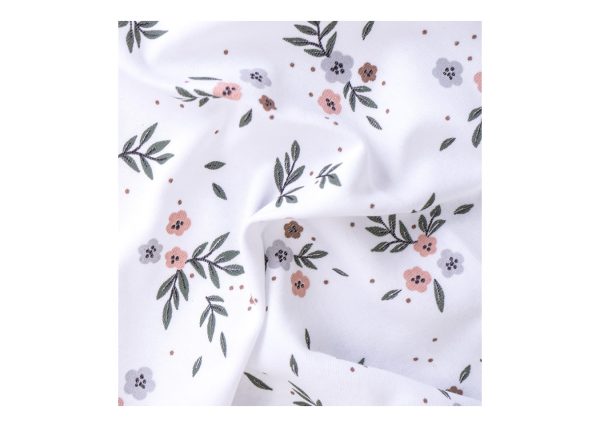 Простынь для люльки Elegance (сказочные цветы, трикотаж) — изображение 3