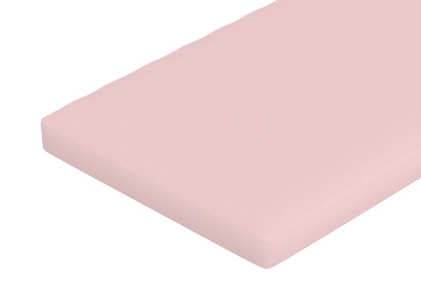 Простынь для прямоугольного матраса 60*120 см (розовый, сатин) — изображение 3
