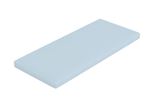 Простынь для прямоугольного матраса 70*140 см (голубой, сатин) — изображение 3