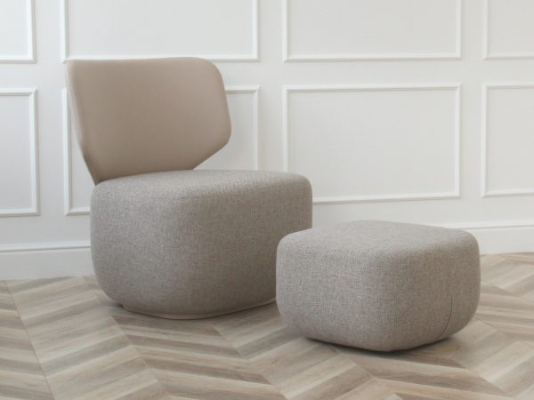 Пуф E5.2 (бежевый, рогожка) — изображение 4