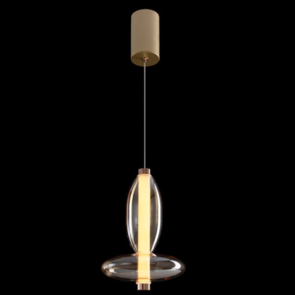 Светильник подвесной Crystal Lux QUASAR SP7W LED AMBER — изображение 3