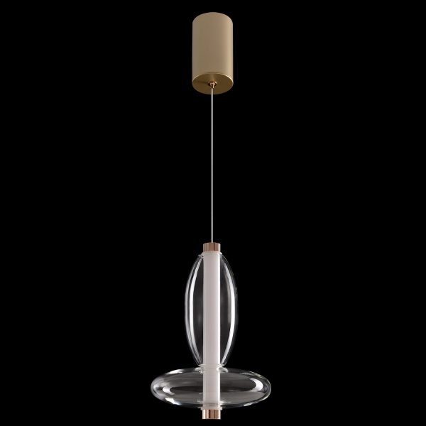 Светильник подвесной Crystal Lux QUASAR SP7W LED TRANSPARENT — изображение 2