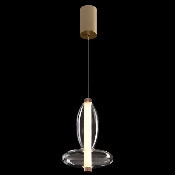 Светильник подвесной Crystal Lux QUASAR SP7W LED TRANSPARENT — изображение 3