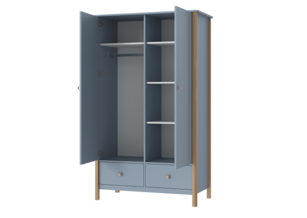 shkaf-classic-2-h-stvorchatyj-seryj-2 Шкаф Classic 2-х створчатый (серый) — изображение 3