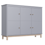 Шкаф Classic низкий (серый)