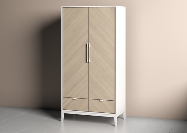 Шкаф Fjord 2-х створчатый (белый) — изображение 4