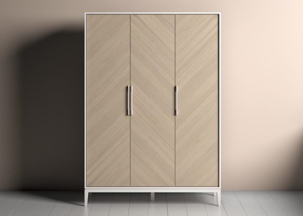 Шкаф Fjord 3-х створчатый (белый) — изображение 2