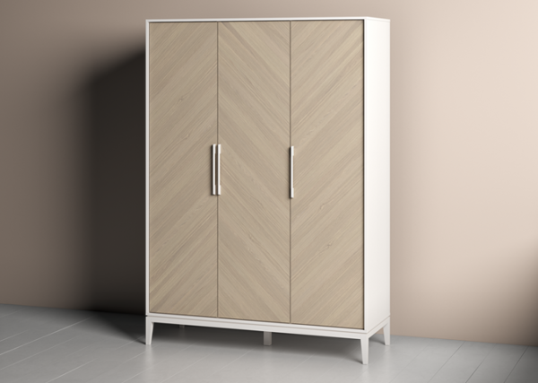 Шкаф Fjord 3-х створчатый (белый) — изображение 3