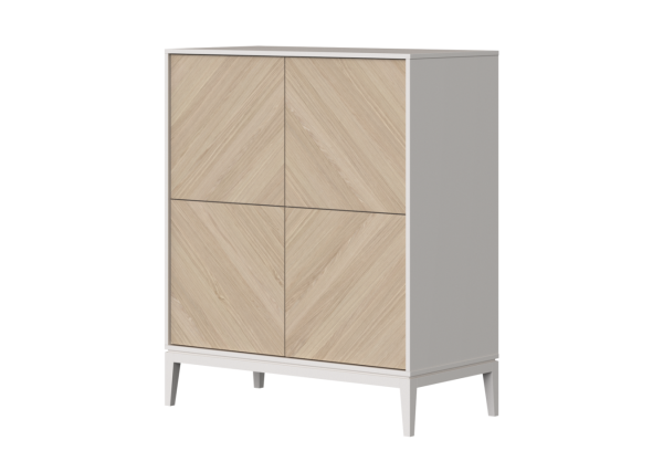 Шкаф Fjord 4 двери (белый) — изображение 2