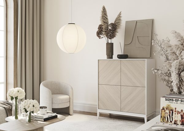 Шкаф Fjord 4 двери (белый) — изображение 4