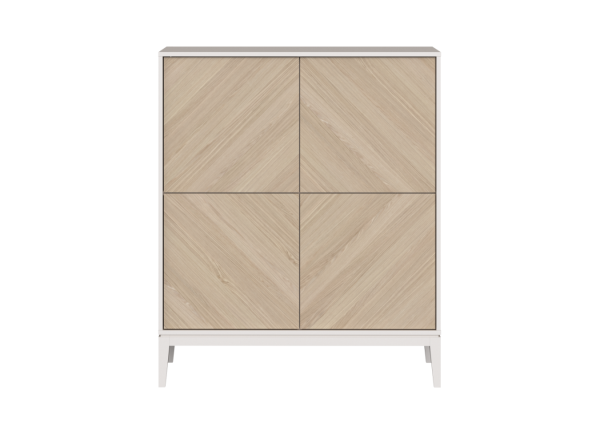 Шкаф Fjord 4 двери (белый)