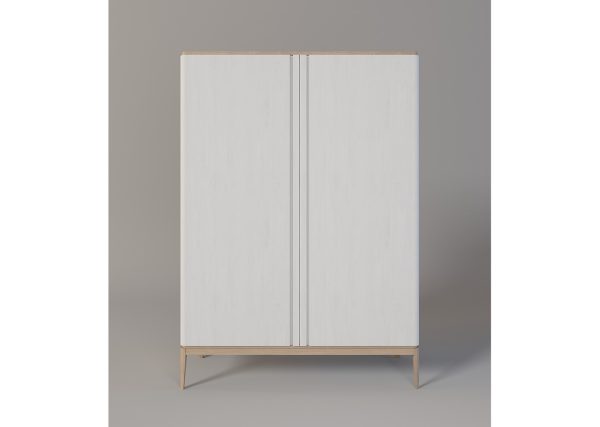 Шкаф Line 2-х дверный (белый) — изображение 2