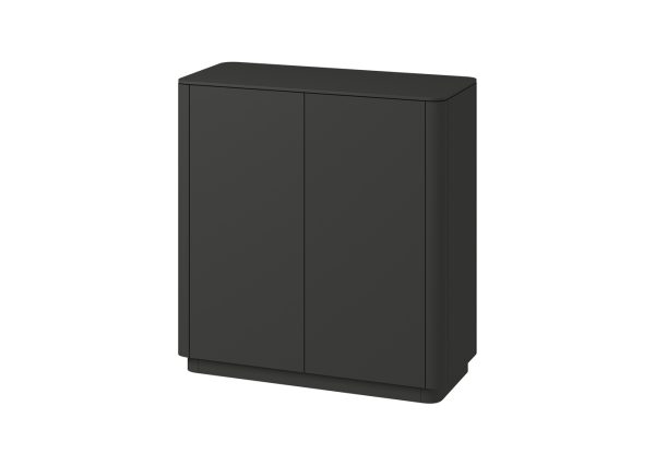 Шкаф Tammi 2 двери низкий (черный) — изображение 2