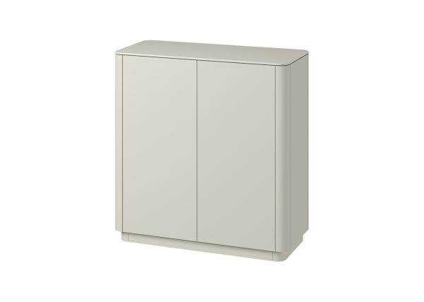 Шкаф Tammi 2 двери низкий (молочный) — изображение 2
