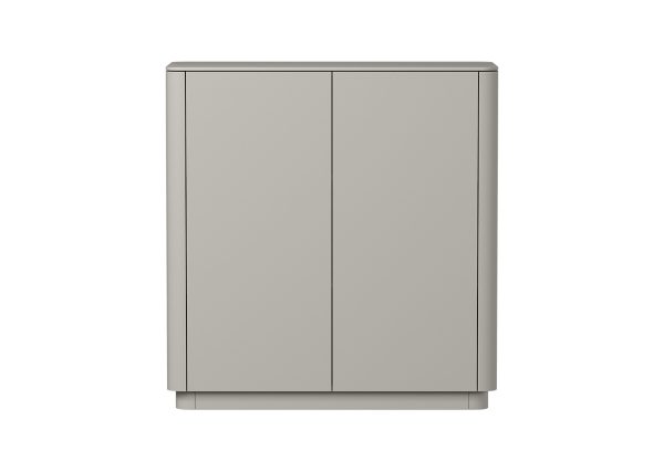 Шкаф Tammi 2 двери низкий (серо-бежевый)