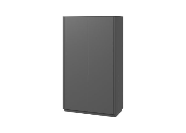 Шкаф Tammi 2-х створчатый высокий (серый) — изображение 2