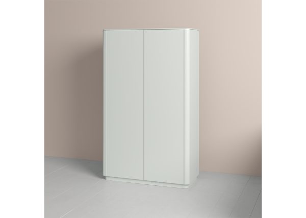 Шкаф Tammi 2-х створчатый высокий (светло-серый) — изображение 4