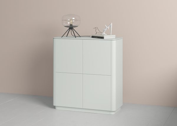 Шкаф Tammi 4 двери (светло-серый) — изображение 4