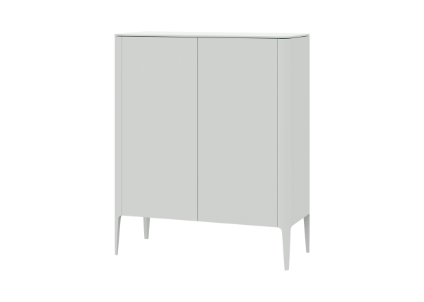 Шкаф Type 2 двери низкий (белый) — изображение 2
