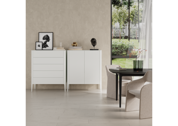 Шкаф Type 2 двери низкий (белый) — изображение 4