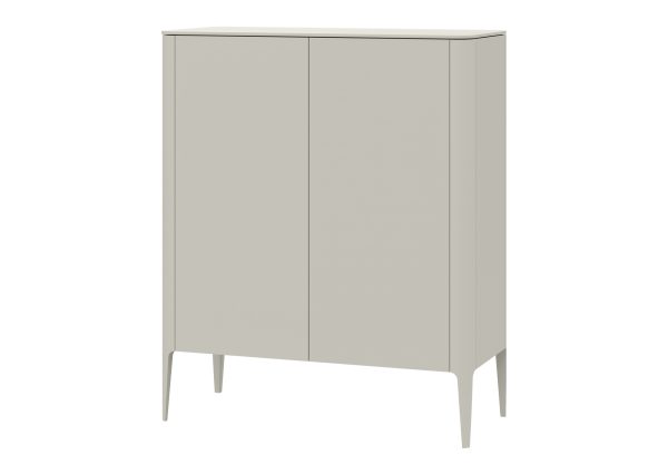 Шкаф Type 2 двери низкий (молочный) — изображение 2