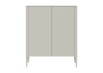 Шкаф Type 2 двери низкий (молочный)