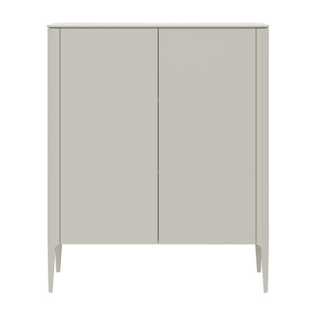 Шкаф Type 2 двери низкий (молочный)