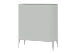 Шкаф Type 2 двери низкий (светло-серый) — изображение 2