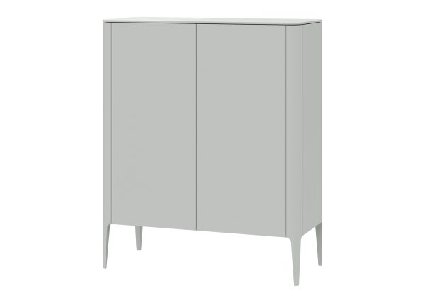 Шкаф Type 2 двери низкий (светло-серый) — изображение 2