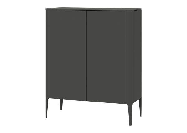 Шкаф Type 2 двери низкий (темно-серый) — изображение 2