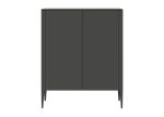 Шкаф Type 2 двери низкий (темно-серый)