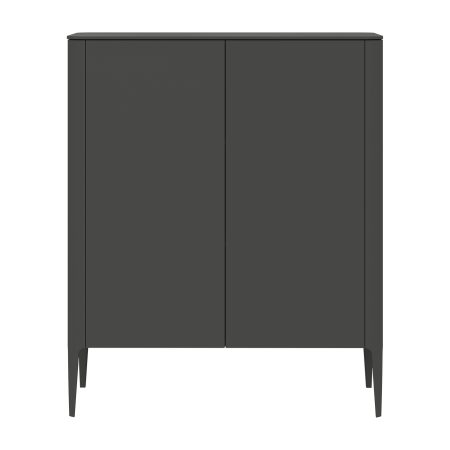 Шкаф Type 2 двери низкий (темно-серый)