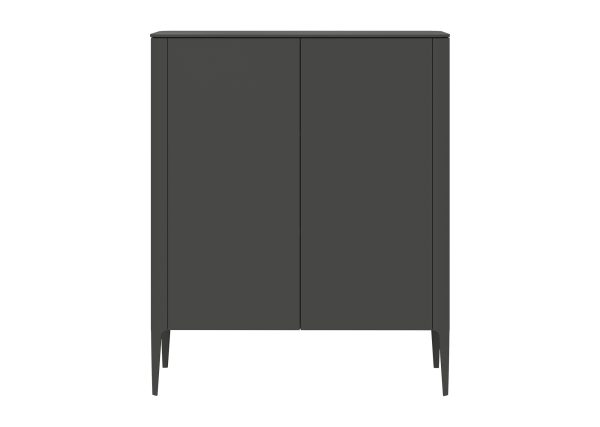 Шкаф Type 2 двери низкий (темно-серый)