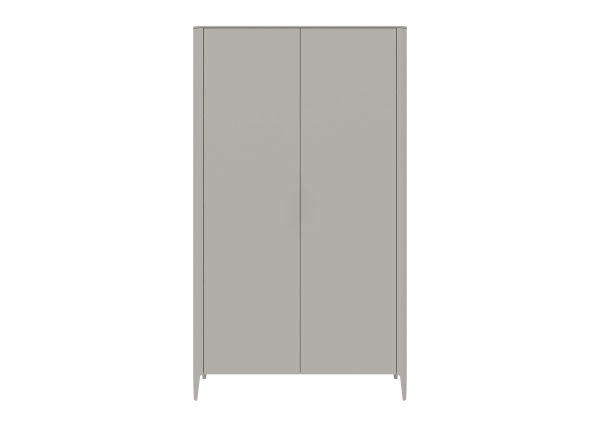 Шкаф Type 2-х створчатый высокий (серо-бежевый)