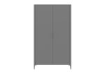 Шкаф Type 2-х створчатый высокий (серый)
