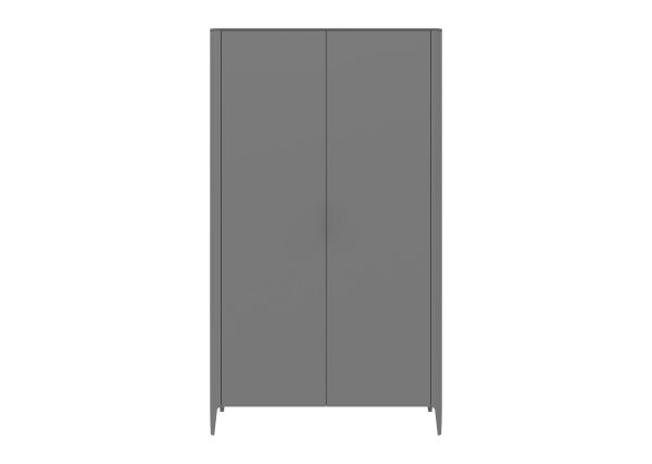 Шкаф Type 2-х створчатый высокий (серый)