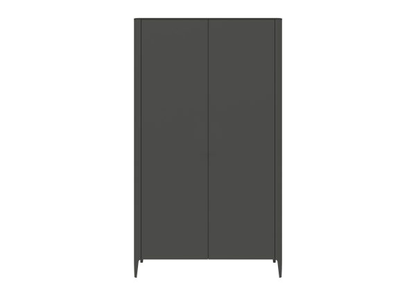 Шкаф Type 2-х створчатый высокий (темно-серый)