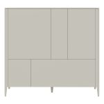 Шкаф Type 3 двери 2 ящика высота 135 см (молочный)