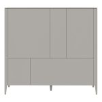 Шкаф Type 3 двери 2 ящика высота 135 см (серо-бежевый)