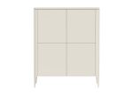 Шкаф Type 4 двери (молочный)