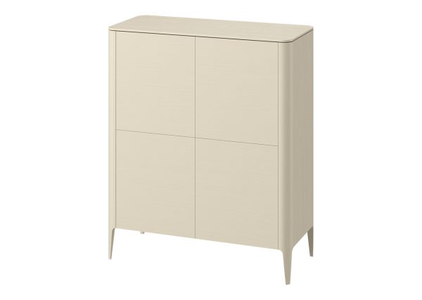 Шкаф Type oak 4 двери (молочный) — изображение 2