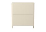 Шкаф Type oak 4 двери (молочный)